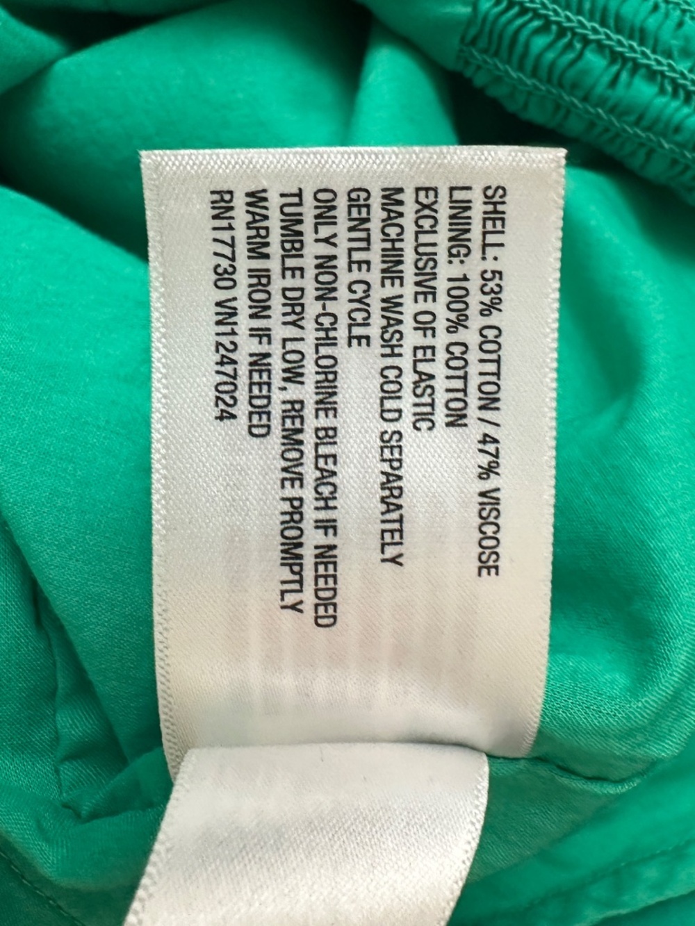 Green Cotton Viscose  Maxi Dress Universal Thread Size Small - Picture 4 of 5